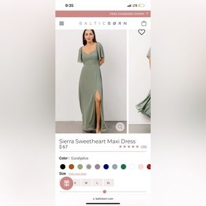 Baltic Born Sierra Sweetheart Dress